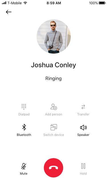 Call Attempting to Connect
